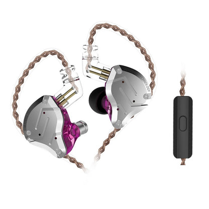 KZ ZS10 Pro 10-unit Ring Iron Gaming In-ear Wired Earphone,, ZS10 Pro Mic Version(Diamond Blue)��...