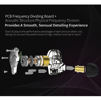 KZ ZS10 Pro 10-unit Ring Iron Gaming In-ear Wired Earphone,, ZS10 Pro Mic Version(Diamond Blue)��...