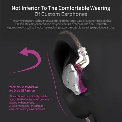 KZ ZS10 Pro 10-unit Ring Iron Gaming In-ear Wired Earphone,, ZS10 Pro Mic Version(Diamond Blue)��...