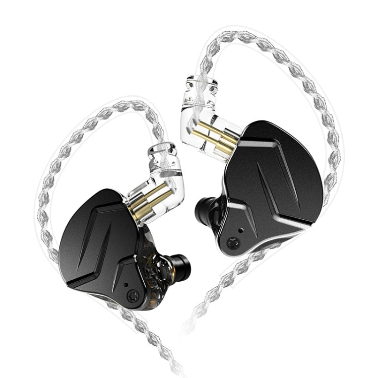 KZ ZSN Pro X Ring Iron Hybrid Drive Metal In-ear Wired Earphone,, ZSN Pro X Standard Version(Blac...