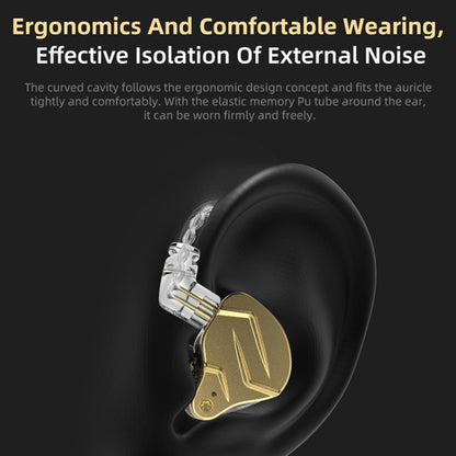 KZ ZSN Pro X Ring Iron Hybrid Drive Metal In-ear Wired Earphone,, ZSN Pro X Standard Version(Blac...