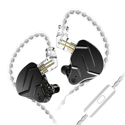 KZ ZSN Pro X Ring Iron Hybrid Drive Metal In-ear Wired Earphone,, ZSN Pro X Standard Version(Blac...