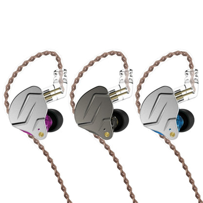 KZ ZSN Pro Ring Iron Hybrid Drive Metal In-ear Wired Earphone,, ZSN Standard Version(Grey)�������...