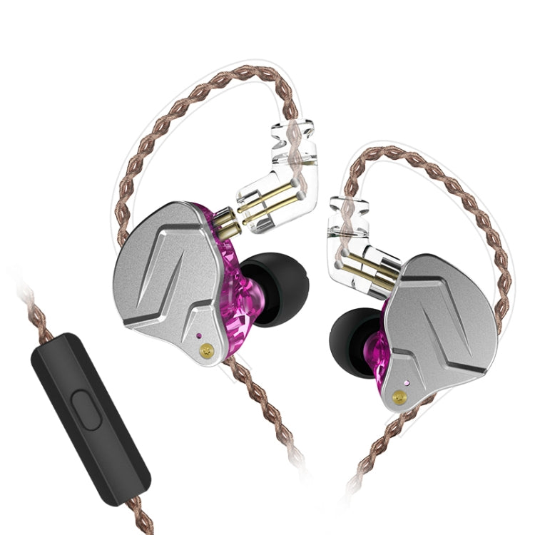 KZ ZSN Pro Ring Iron Hybrid Drive Metal In-ear Wired Earphone,, ZSN Standard Version(Grey)�������...