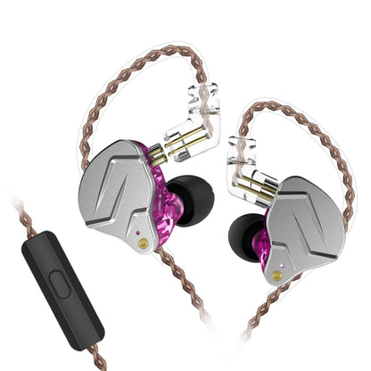 KZ ZSN Pro Ring Iron Hybrid Drive Metal In-ear Wired Earphone,, ZSN Standard Version(Grey)�������...