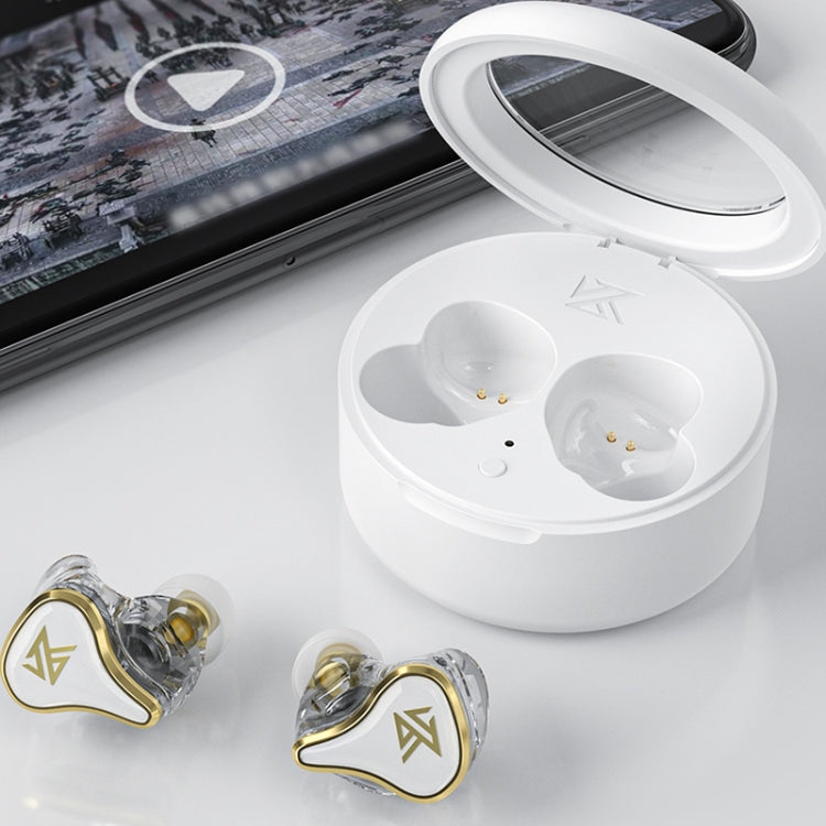 KZ SK10 1DD+1BA Hybrid Technology Bluetooth 5.2 True Wireless TWS Earphone, SK10(White), SK10(Pin...