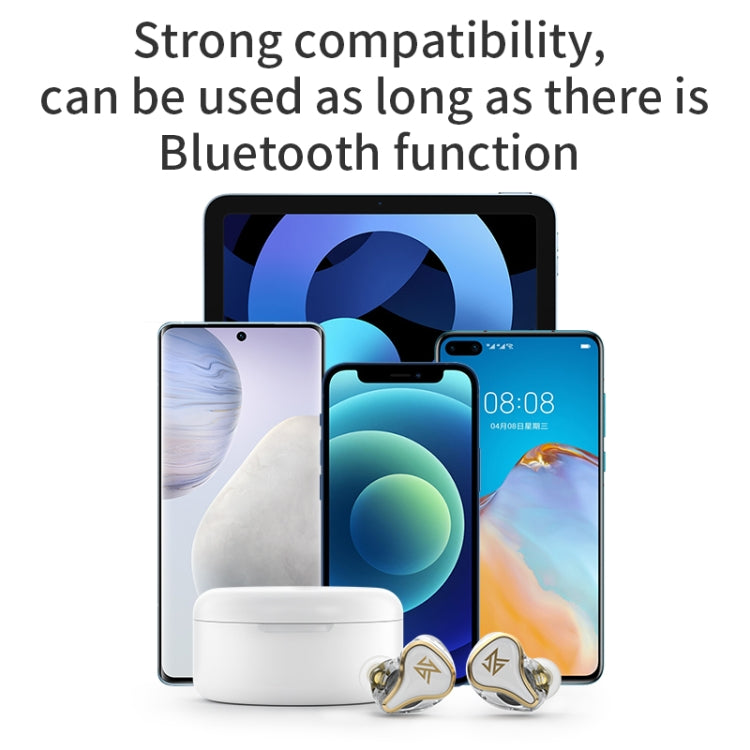 KZ SK10 1DD+1BA Hybrid Technology Bluetooth 5.2 True Wireless TWS Earphone, SK10(White), SK10(Pin...