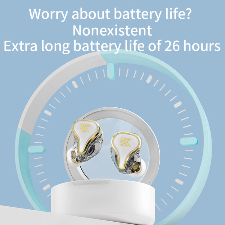 KZ SK10 1DD+1BA Hybrid Technology Bluetooth 5.2 True Wireless TWS Earphone, SK10(White), SK10(Pin...