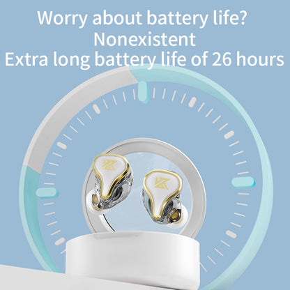 KZ SK10 1DD+1BA Hybrid Technology Bluetooth 5.2 True Wireless TWS Earphone, SK10(White), SK10(Pin...