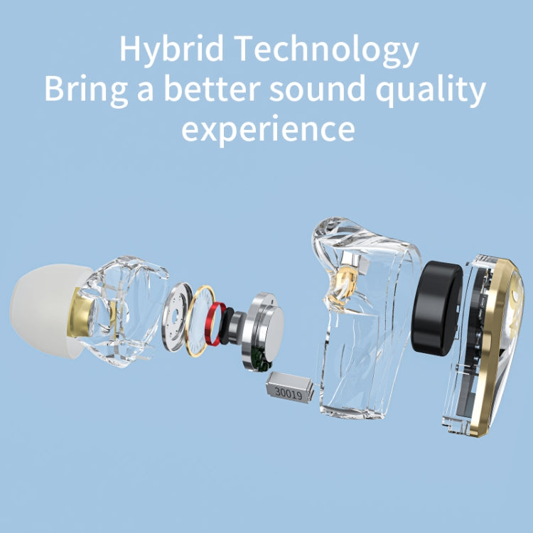 KZ SK10 1DD+1BA Hybrid Technology Bluetooth 5.2 True Wireless TWS Earphone, SK10(White), SK10(Pin...