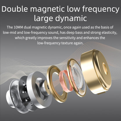 KZ DQ6 3-unit Dynamic HiFi In-Ear Wired Earphone, No Mic, With Mic