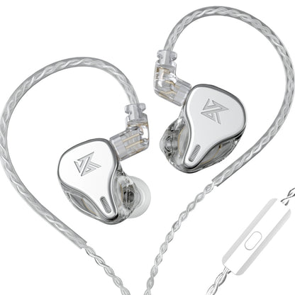KZ DQ6 3-unit Dynamic HiFi In-Ear Wired Earphone, No Mic, With Mic