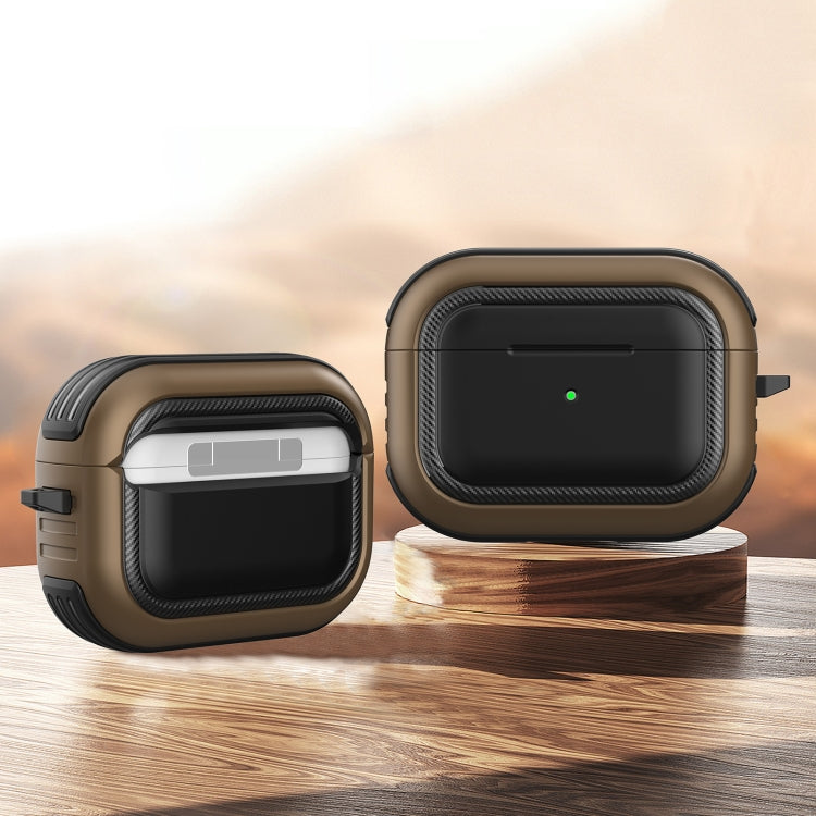 Wireless Earphones Shockproof TPU + PC Protective Case with Carabiner, For AirPods 1 / 2���������...