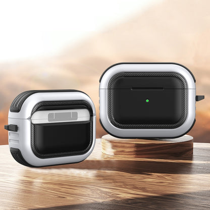 Wireless Earphones Shockproof TPU + PC Protective Case with Carabiner, For AirPods 1 / 2���������...