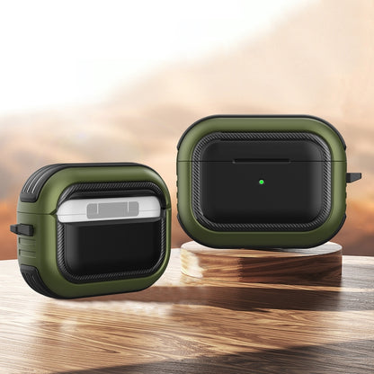 Wireless Earphones Shockproof TPU + PC Protective Case with Carabiner, For AirPods 1 / 2���������...