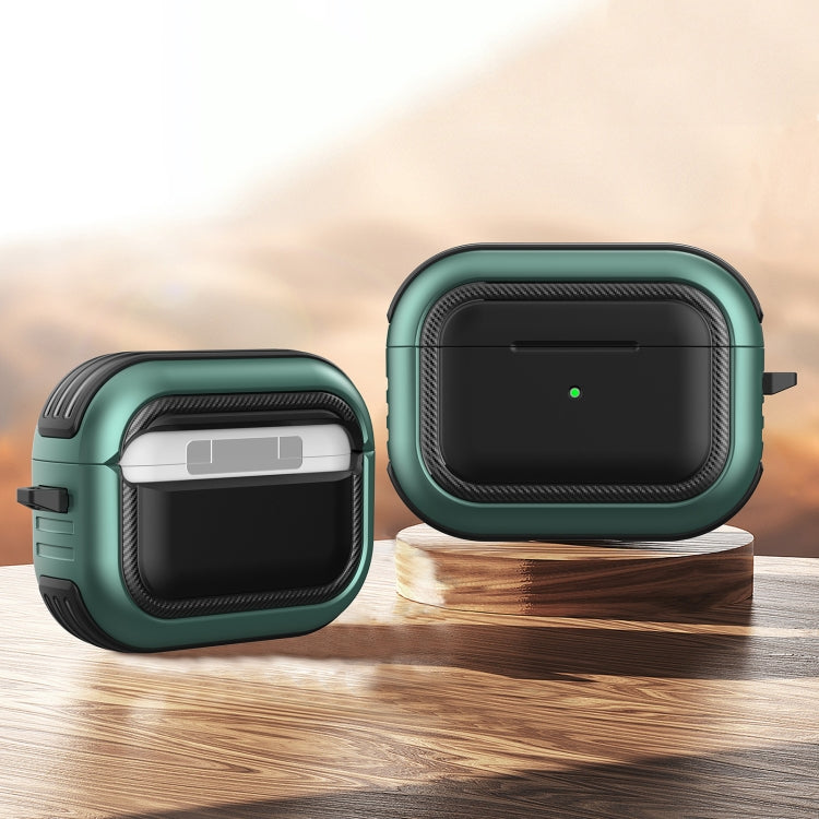 Wireless Earphones Shockproof TPU + PC Protective Case with Carabiner, For AirPods 1 / 2���������...