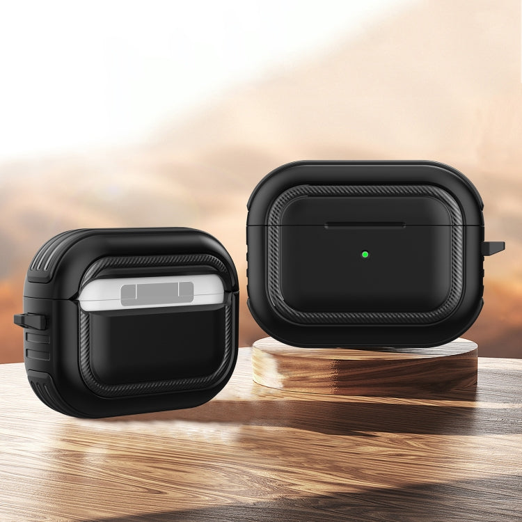 Wireless Earphones Shockproof TPU + PC Protective Case with Carabiner, For AirPods 1 / 2���������...