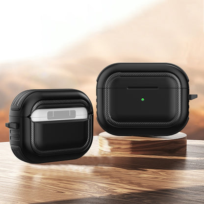 Wireless Earphones Shockproof TPU + PC Protective Case with Carabiner, For AirPods 1 / 2���������...