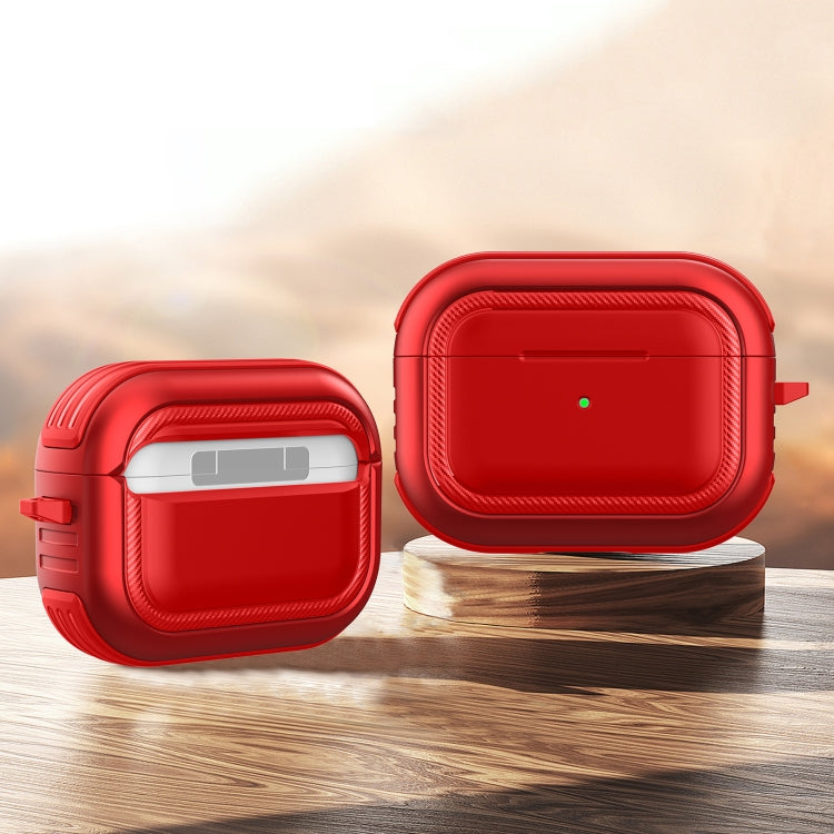 Wireless Earphones Shockproof TPU + PC Protective Case with Carabiner, For AirPods 1 / 2���������...