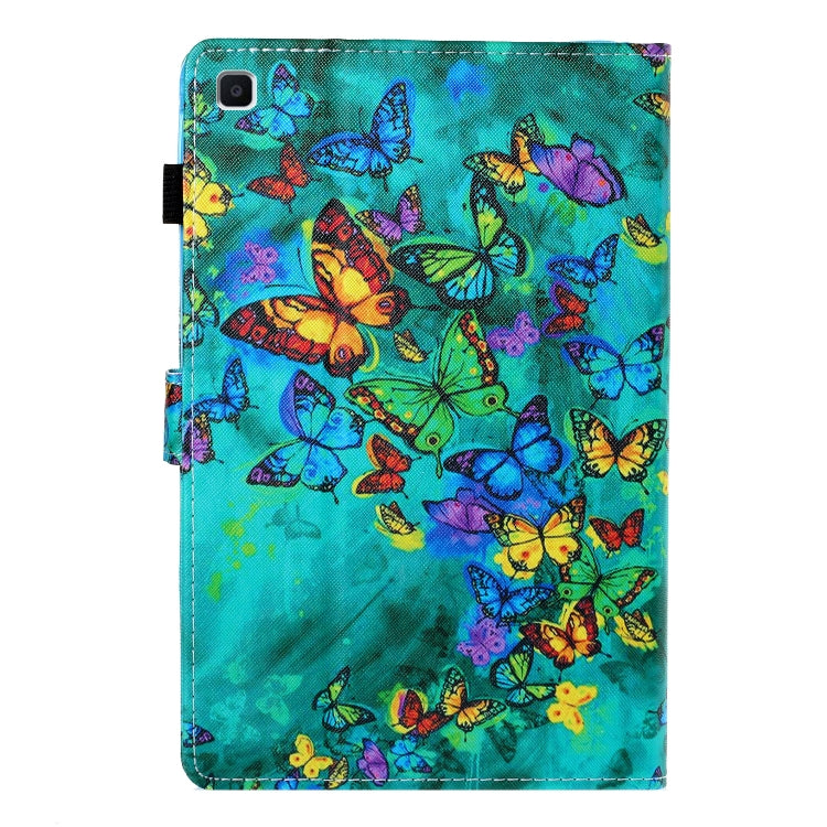 Colored Drawing Horizontal Flip PU Leather Case with Holder & Card Slot��������������������������...