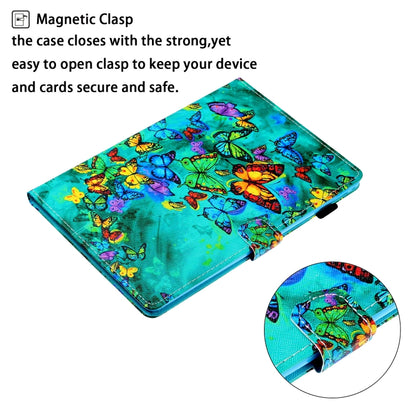 Colored Drawing Horizontal Flip PU Leather Case with Holder & Card Slot��������������������������...