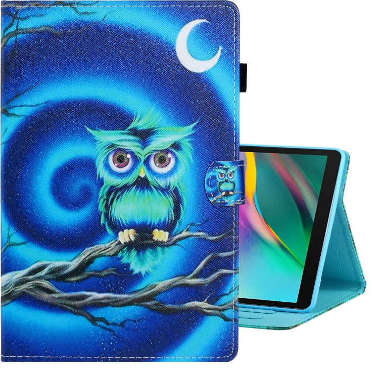 Colored Drawing Horizontal Flip PU Leather Case with Holder & Card Slot��������������������������...