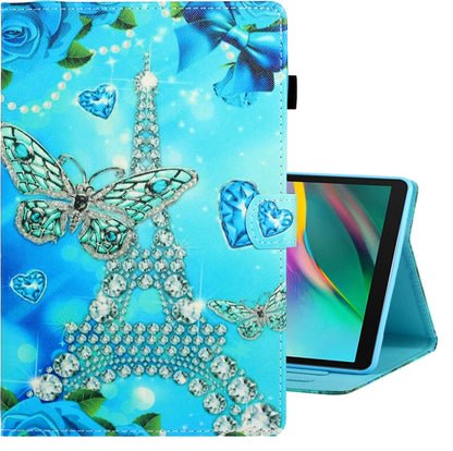 Colored Drawing Horizontal Flip PU Leather Case with Holder & Card Slot��������������������������...