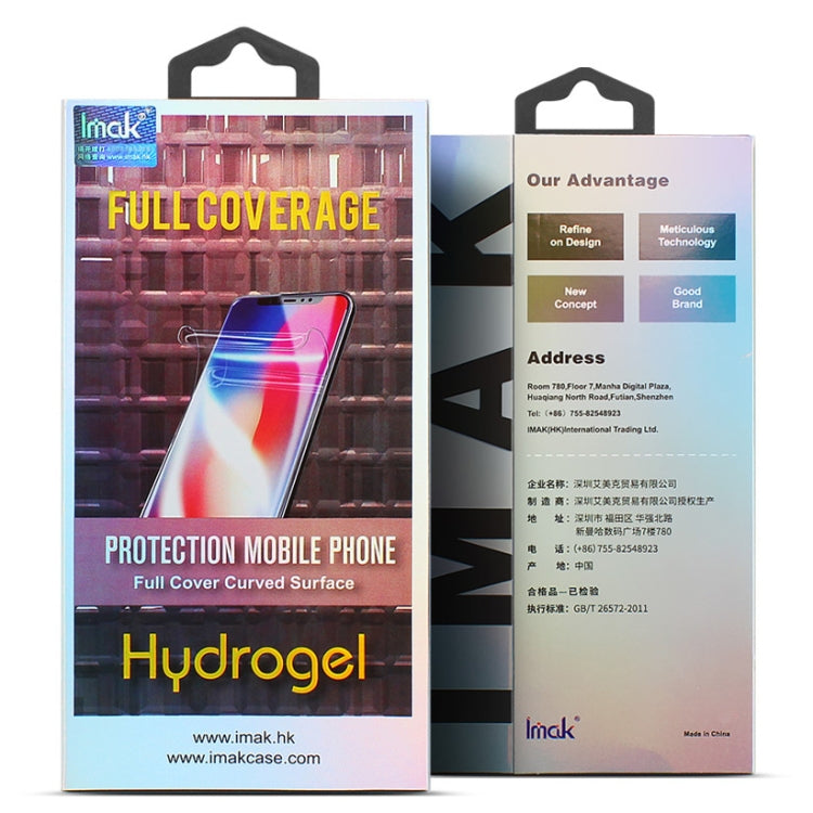 2 PCS IMAK Curved Full Screen Hydrogel Film 3 Screen Protector, For Sony Xperia 5, For iPhone 11�...