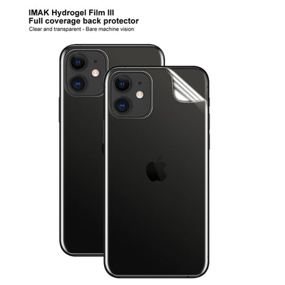 2 PCS IMAK Curved Full Screen Hydrogel Film 3 Back Protector, for iPhone 11, for iPhone 11 Pro���...