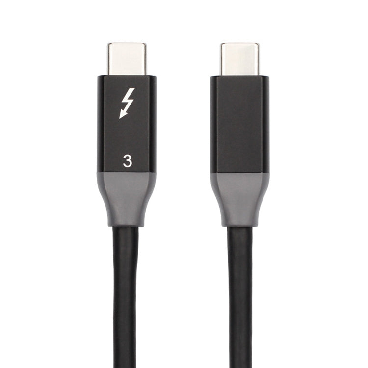100W USB-C / Type-C 4.0 Male to USB-C / Type-C 4.0 Male Two-color Full-function Data Cable for Th...