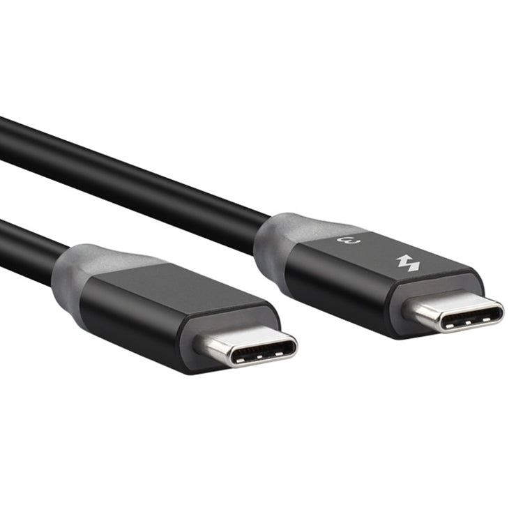 100W USB-C / Type-C 4.0 Male to USB-C / Type-C 4.0 Male Two-color Full-function Data Cable for Th...