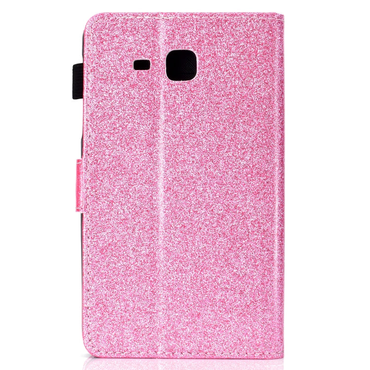Varnish Glitter Powder Horizontal Flip Leather Case with Holder & Card Slot����������������������...