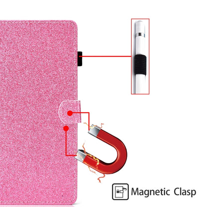 Varnish Glitter Powder Horizontal Flip Leather Case with Holder & Card Slot����������������������...