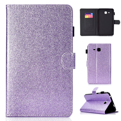 Varnish Glitter Powder Horizontal Flip Leather Case with Holder & Card Slot����������������������...