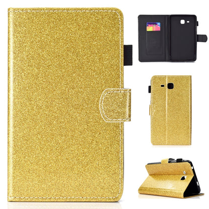 Varnish Glitter Powder Horizontal Flip Leather Case with Holder & Card Slot����������������������...