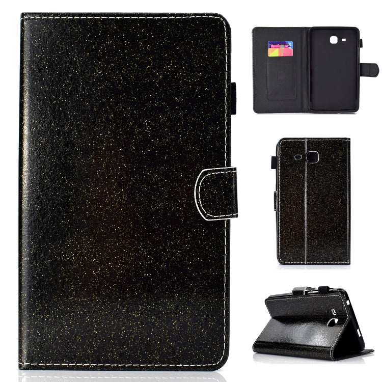 Varnish Glitter Powder Horizontal Flip Leather Case with Holder & Card Slot����������������������...