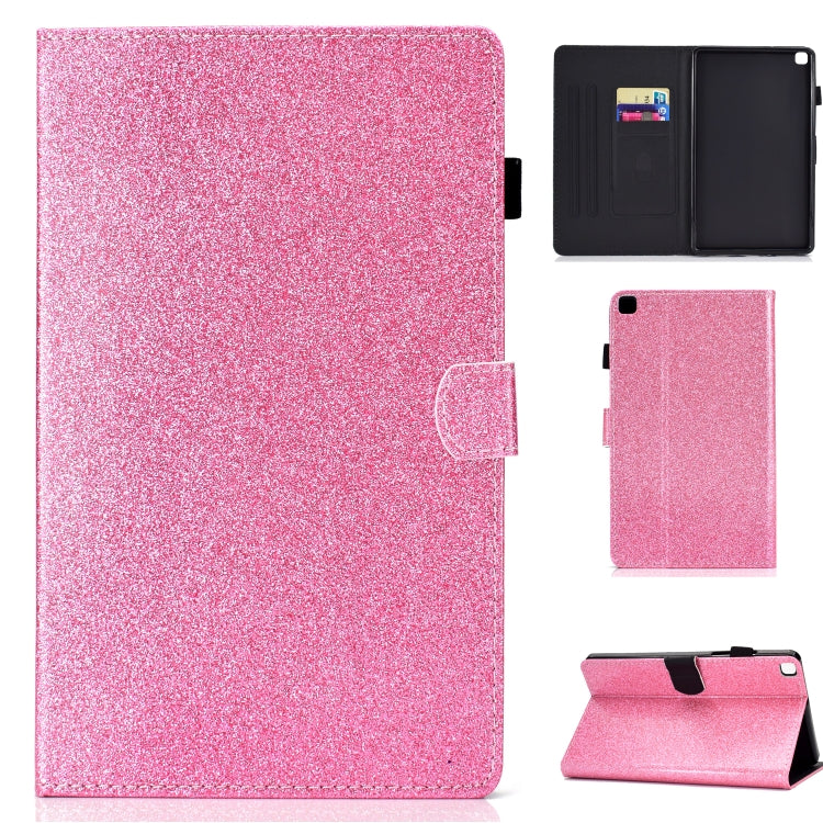 Varnish Glitter Powder Horizontal Flip Leather Case with Holder & Card Slot����������������������...