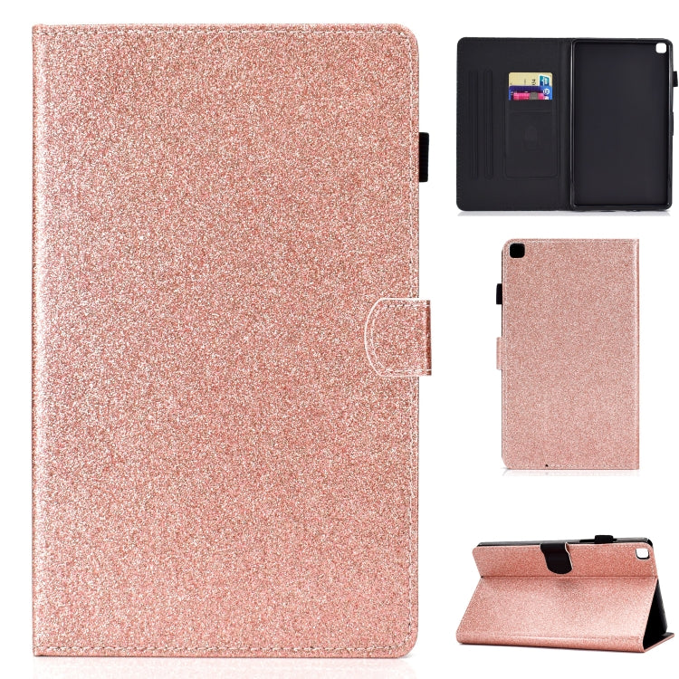Varnish Glitter Powder Horizontal Flip Leather Case with Holder & Card Slot����������������������...