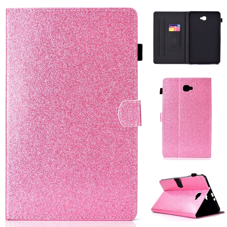 Varnish Glitter Powder Horizontal Flip Leather Case with Holder & Card Slot����������������������...
