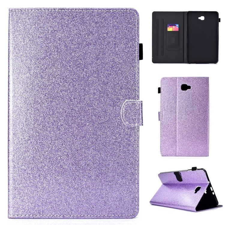 Varnish Glitter Powder Horizontal Flip Leather Case with Holder & Card Slot����������������������...