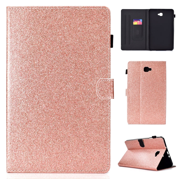 Varnish Glitter Powder Horizontal Flip Leather Case with Holder & Card Slot����������������������...