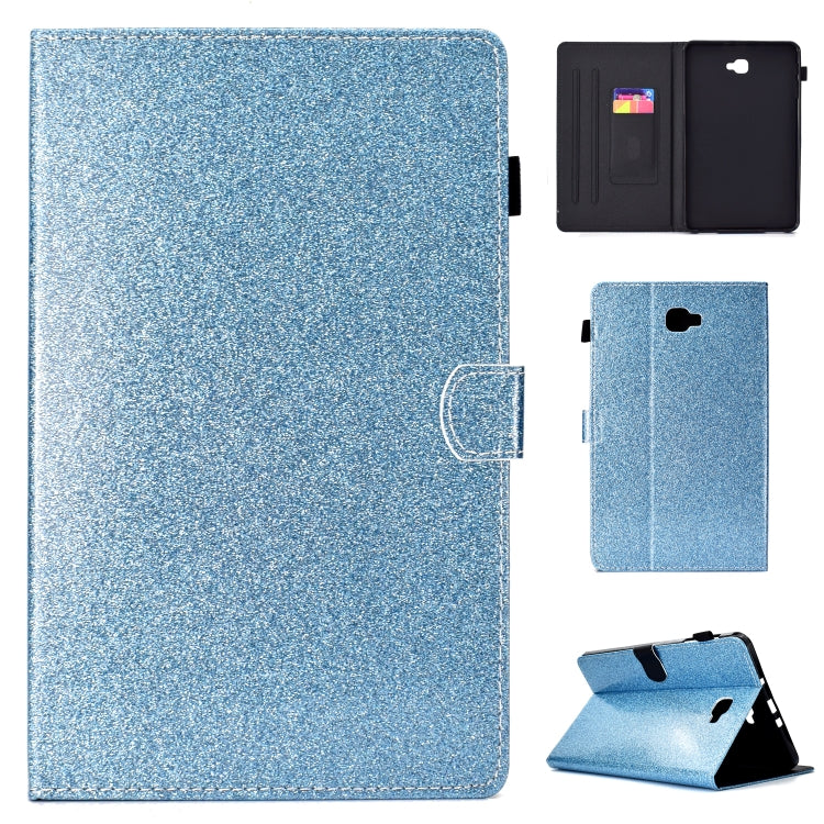 Varnish Glitter Powder Horizontal Flip Leather Case with Holder & Card Slot����������������������...