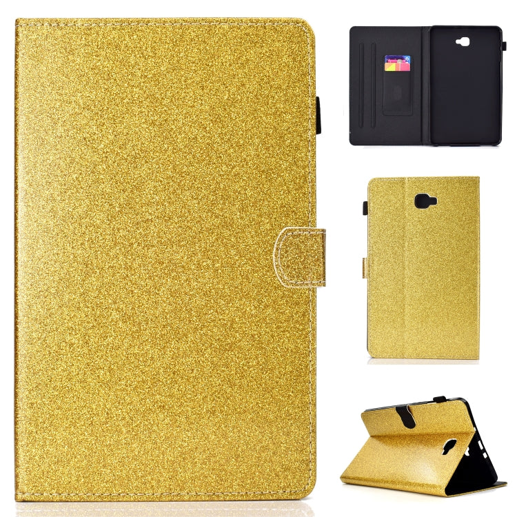 Varnish Glitter Powder Horizontal Flip Leather Case with Holder & Card Slot����������������������...