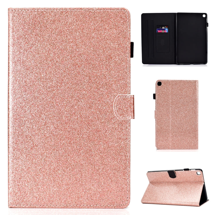 Varnish Glitter Powder Horizontal Flip Leather Case with Holder & Card Slot����������������������...