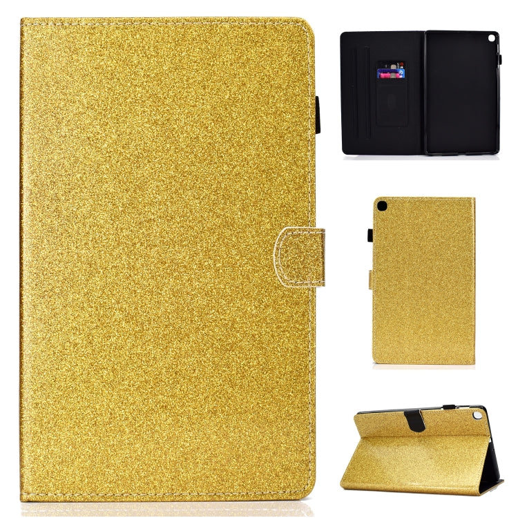 Varnish Glitter Powder Horizontal Flip Leather Case with Holder & Card Slot����������������������...
