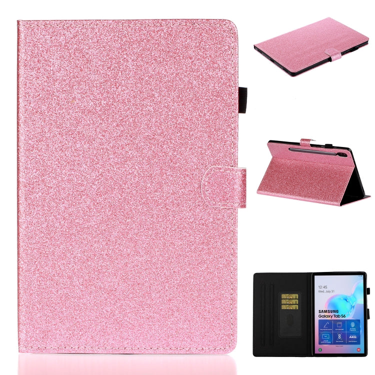 Varnish Glitter Powder Horizontal Flip Leather Case with Holder & Card Slot����������������������...