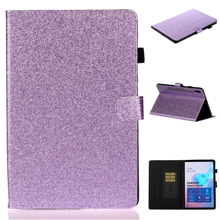 Varnish Glitter Powder Horizontal Flip Leather Case with Holder & Card Slot����������������������...