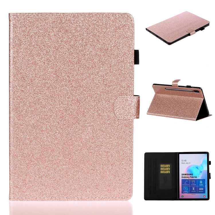 Varnish Glitter Powder Horizontal Flip Leather Case with Holder & Card Slot����������������������...