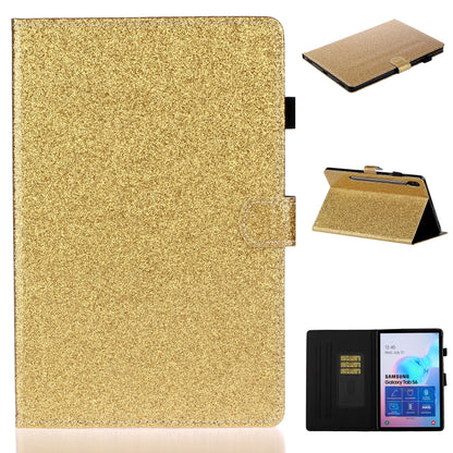 Varnish Glitter Powder Horizontal Flip Leather Case with Holder & Card Slot����������������������...