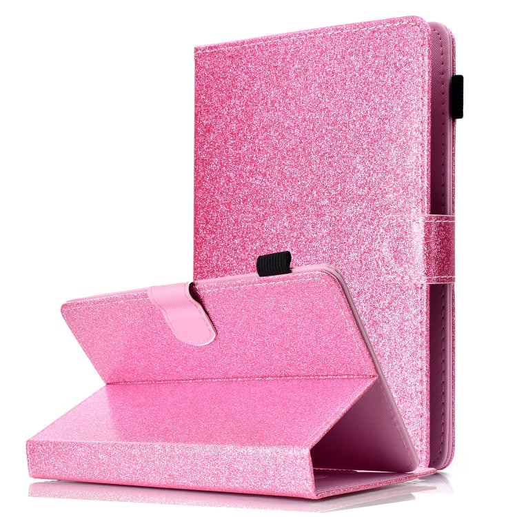 Varnish Glitter Powder Horizontal Flip Leather Case with Holder & Card Slot����������������������...